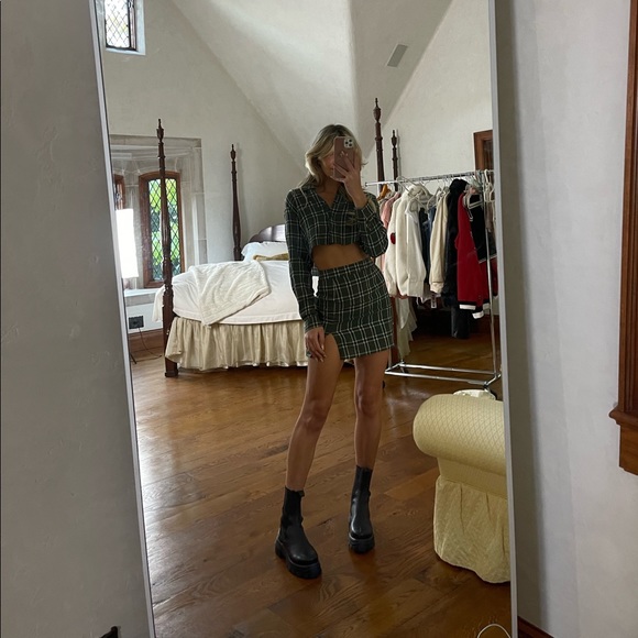 Princess Polly Dresses & Skirts - Princess Polly Shayla Green Set (Worn Once)